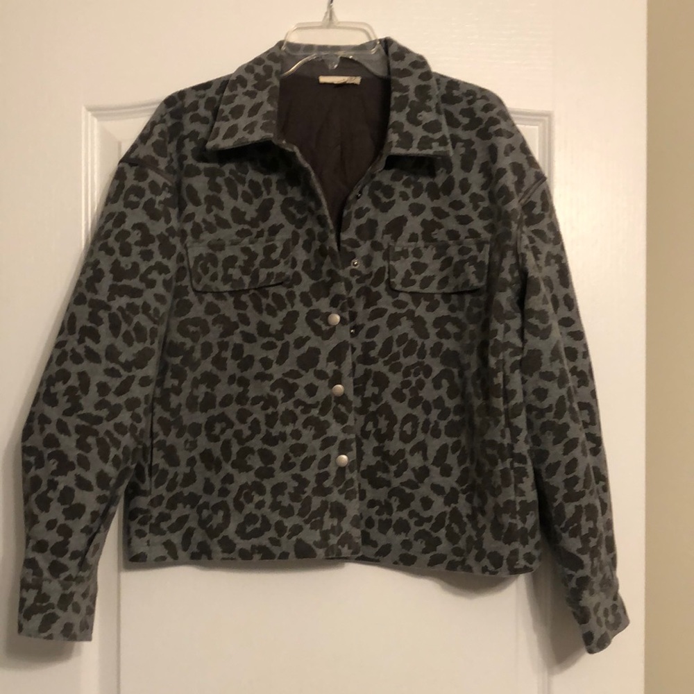 Mystree Leopard Print Jacket